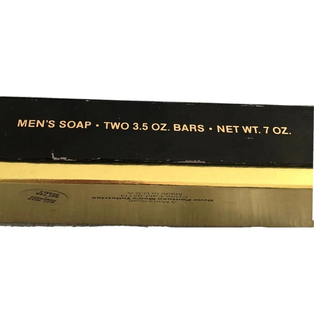 Gene Pantuso No.1 Soap Two 3.5 Oz Bars Vintage New Old Stock A Man’s Soap